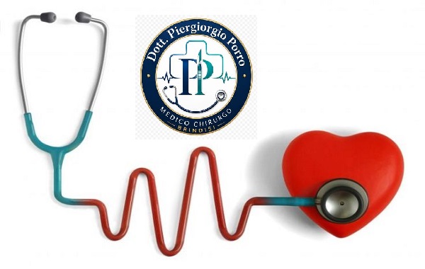 fonendoscopio con logo Dott. Piergiorgio Porro, medico chirurgo Brindisi